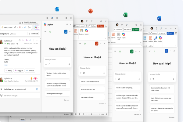 Microsoft tích hợp Copilot Chat miễn phí vào các ứng dụng Microsoft 365